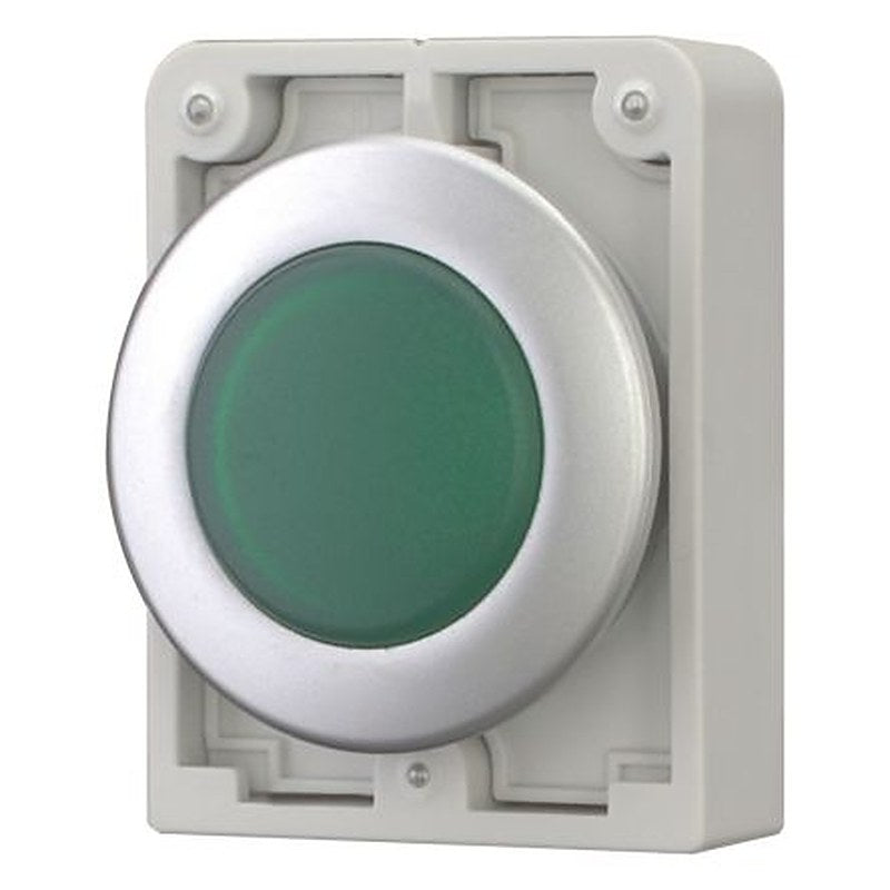 Eaton Green Pilot Light, 30 mm Cutout RMQ Titan M30 Series