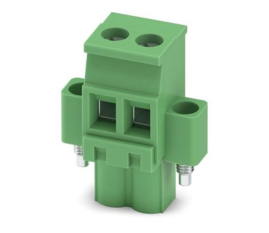 Phoenix Contact Pluggable Terminal Block, 2-Contact, 5.08 mm Pitch, 1 Row, 1834903