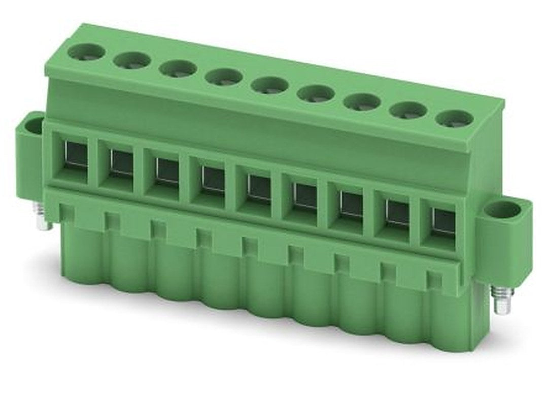 Phoenix Contact MVSTBW 2.5/9-STF-5.08 Series PCB Terminal Block, 9-Contact, 5.08 mm Pitch, 1 Row, 1834974