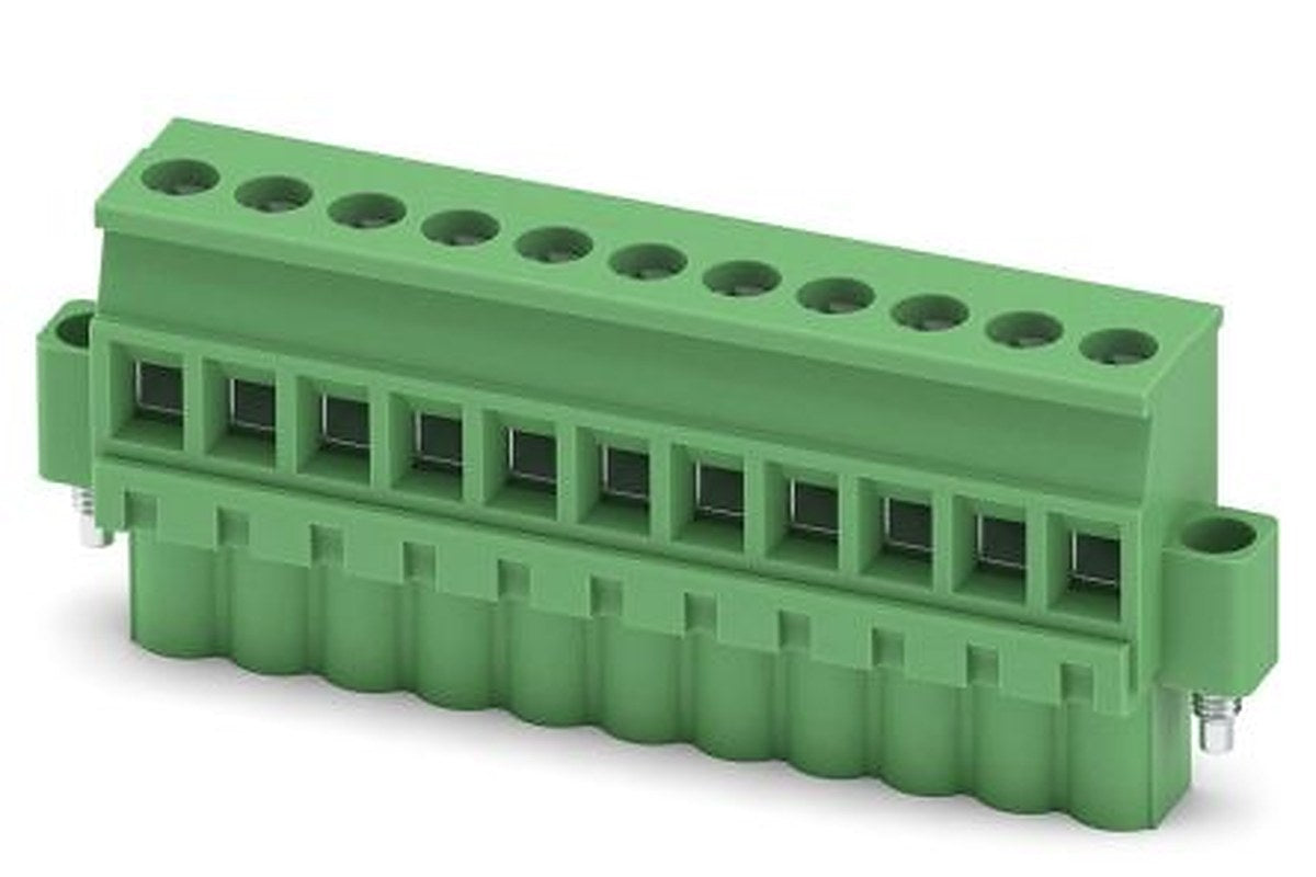 Phoenix Contact MVSTBW 2.5/11-STF Series PCB Terminal Block, 11-Contact, 5 mm Pitch, 1 Row, 1835371