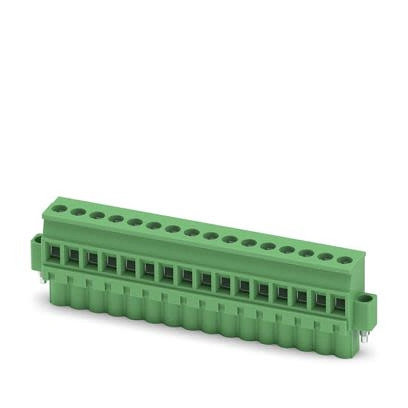 Phoenix Contact MVSTBW 2 Series PCB Terminal Block, 16-Contact, 5.08 mm Pitch, 1 Row Screw