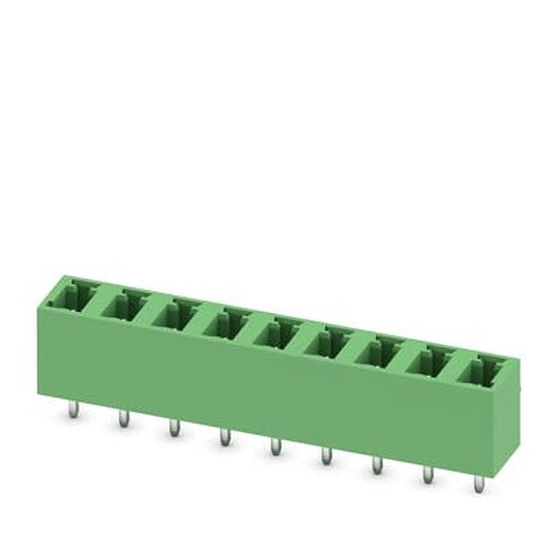 Phoenix Contact MCV Series Straight Wave Soldering Mount PCB Header, 9 Contact(s), 5.08 mm Pitch, 1 Row, Shrouded