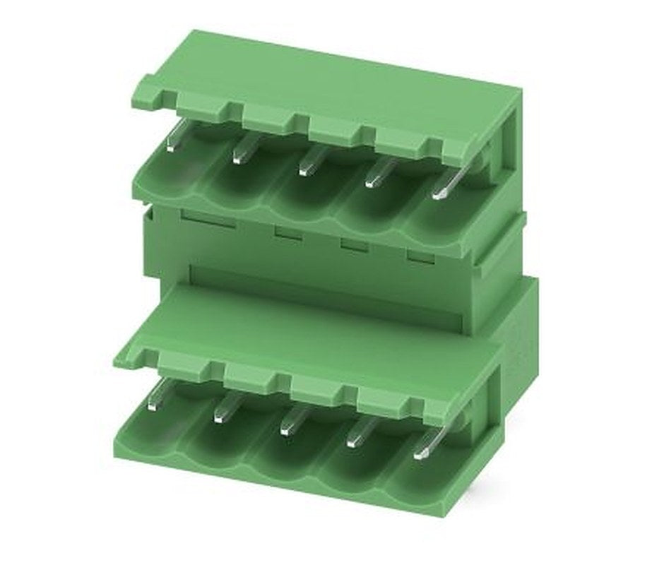 Phoenix Contact MDSTB 2.5/ 5-G Series Pluggable Terminal Block, 5 Contact(s), 5 mm Pitch, 2 Row