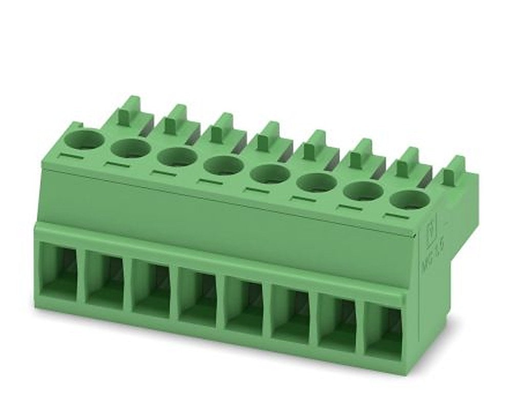 Phoenix Contact MC 1.5/8-ST-3.5 Series Pluggable Terminal Block, 8-Contact, 3.5 mm Pitch, 1 Row