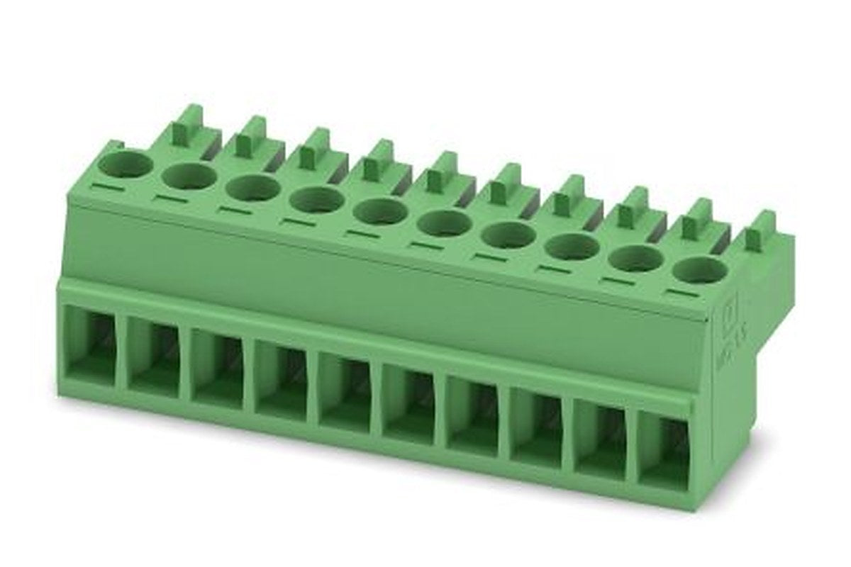Phoenix Contact MC 1.5/10-ST-3.5 Series Pluggable Terminal Block, 10-Contact, 3.5 mm Pitch, 1 Row