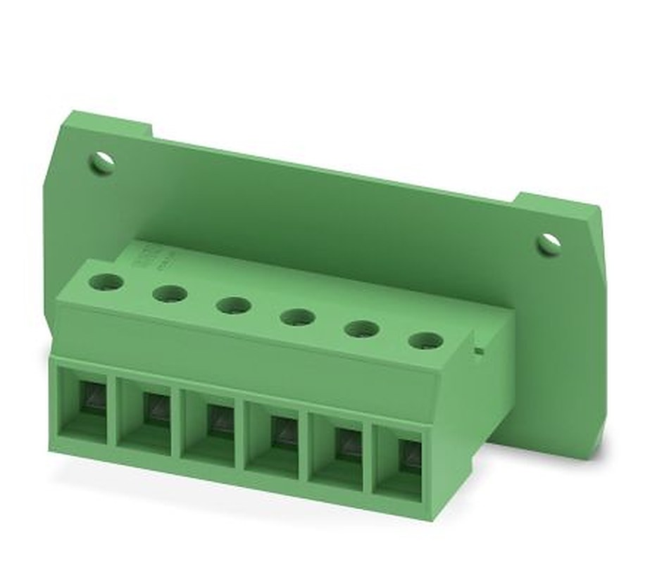 Phoenix Contact DFK-PC 4/6-GF-7.62 Series Pluggable Terminal Block, 6-Contact, 7.62 mm Pitch, 1 Row