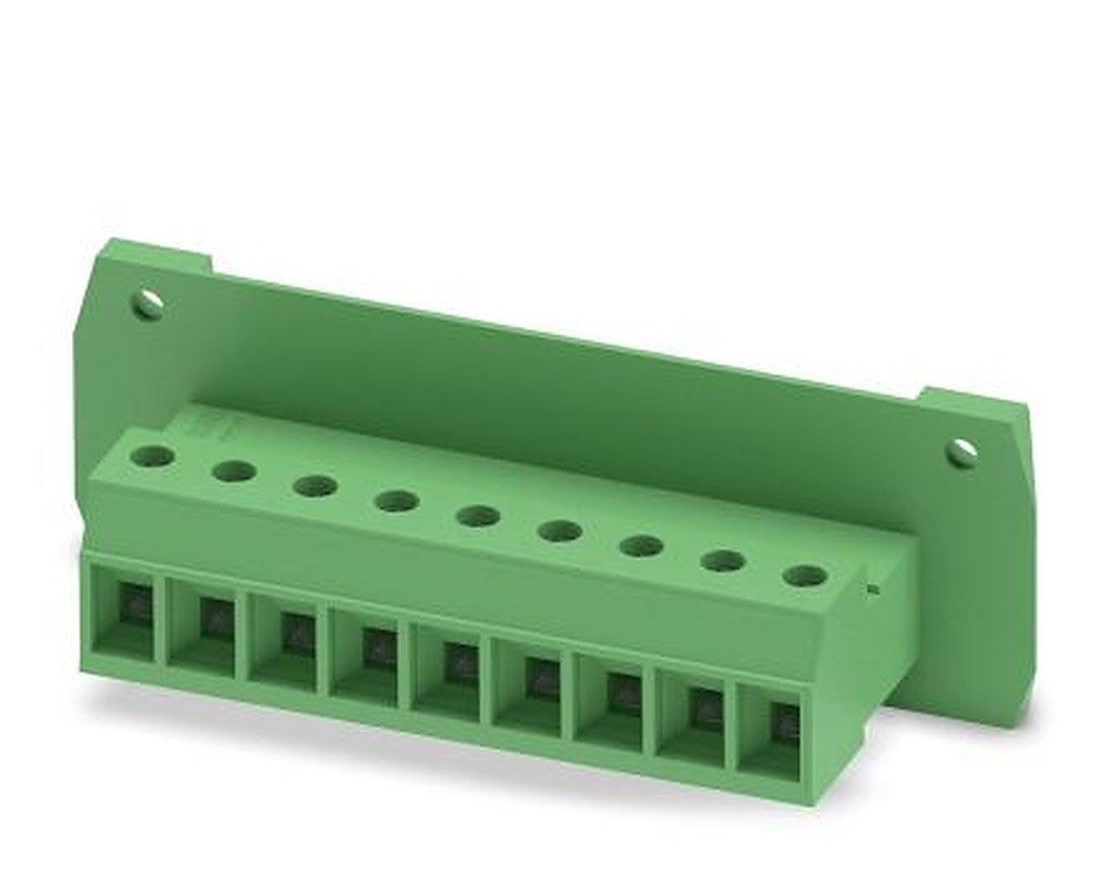 Phoenix Contact DFK-PC 4/9-GF-7.62 Series Pluggable Terminal Block, 9-Contact, 7.62 mm Pitch, 1 Row, 1840625