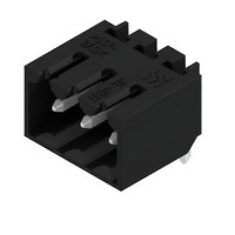 Weidmüller, OMNIMATE Signal Male PCB Header, 3.5 mm Pitch, 3 Way, 1 Row 90°