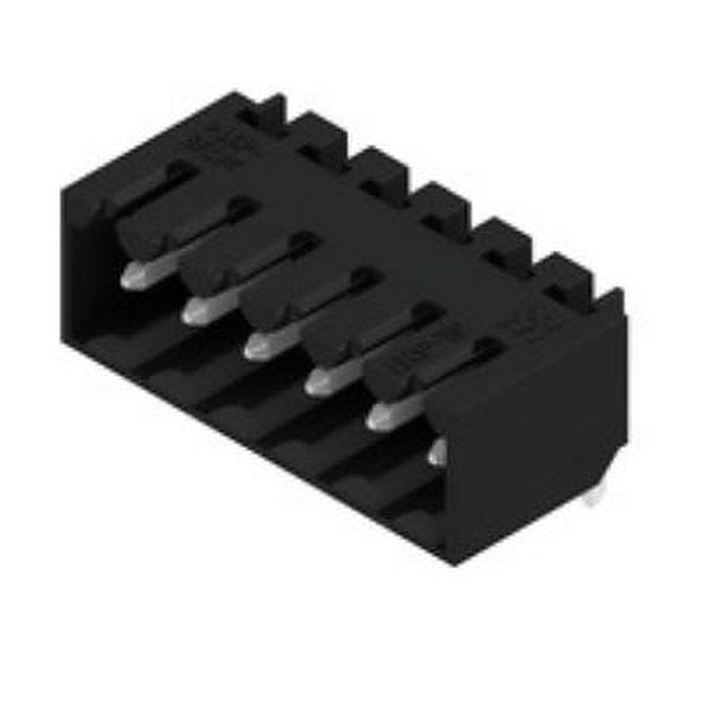 Weidmüller, Product family OMNIMATE Signal Male PCB Header, 3.5 mm Pitch, 6 Way, 1 Row 90°