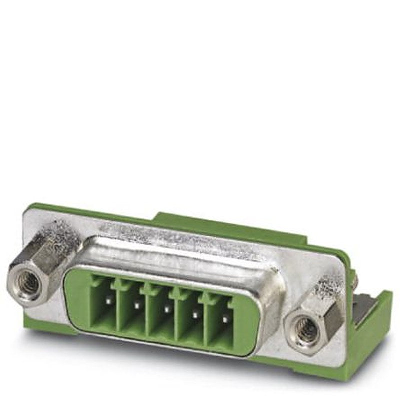 Phoenix Contact 1841 5 Way Straight 3.5 mm Pitch Through Hole D-Sub Connector Male
