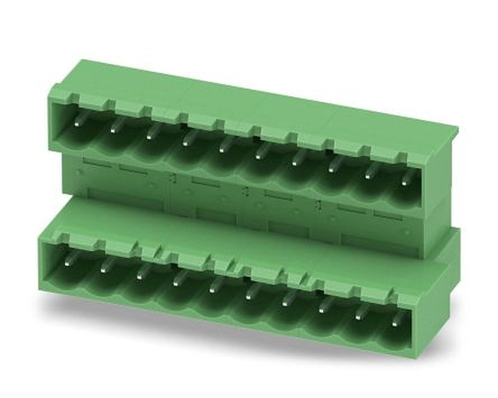 Phoenix Contact MDSTBA 2.5/10-G-5.08 Series Pluggable Terminal Block, 10 Contact(s), 5.08 mm Pitch, 2 Row