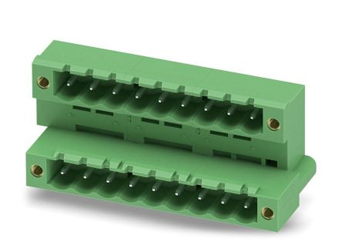 Phoenix Contact MDSTB 2.5/ 9-GF-5.08 Series Pluggable Terminal Block, 9 Contact(s), 5.08 mm Pitch, 2 Row