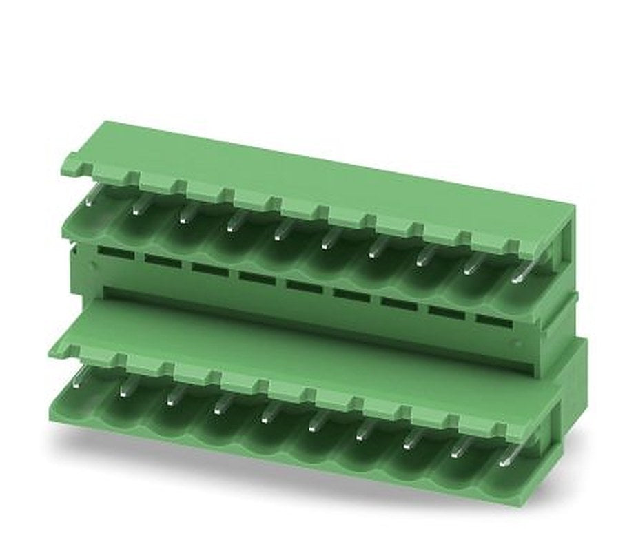 Phoenix Contact MDSTB 2.5/10-G-5.08 Series Pluggable Terminal Block, 10-Contact, 5.08 mm Pitch, 2 Row, 1842597