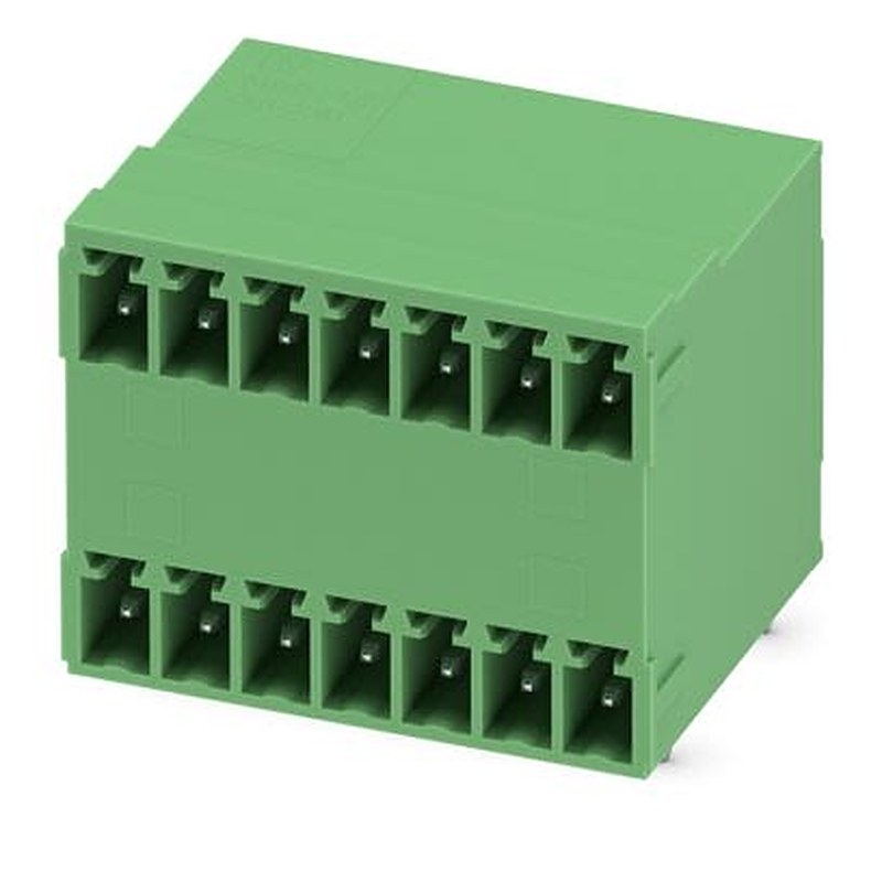 Phoenix Contact Straight Solder PCB Header, 14 Contact(s), 3.81 mm Pitch, 2 Row, Shrouded