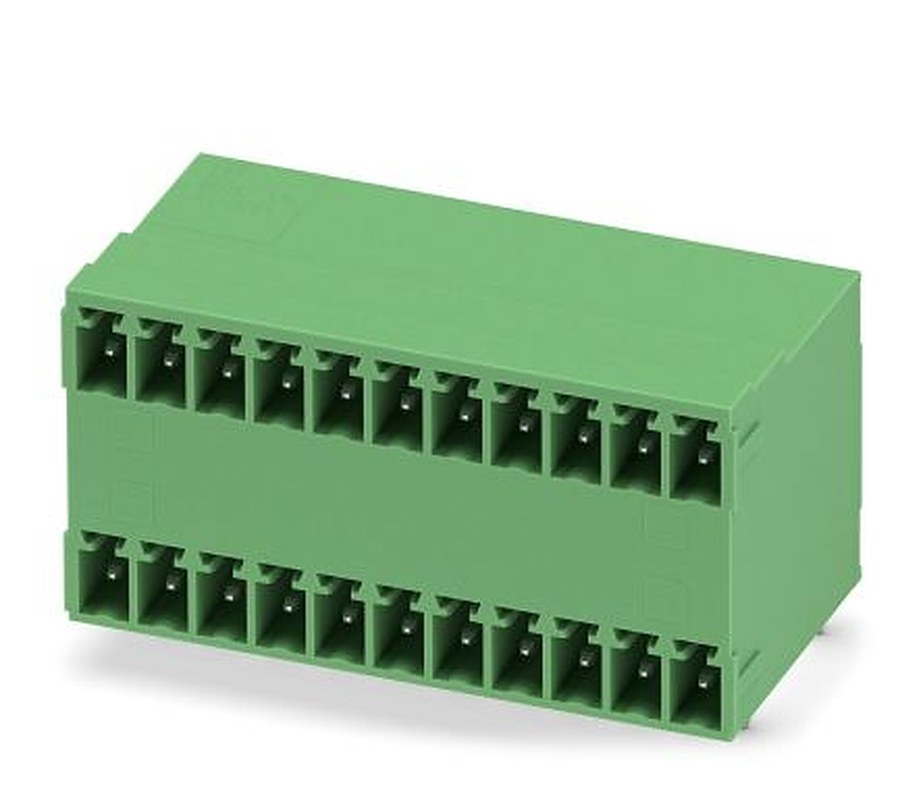 Phoenix Contact MCD 1.5/11-G1-3.81 Series Pluggable Terminal Block, 11 Contact(s), 3.81 mm Pitch, 2 Row