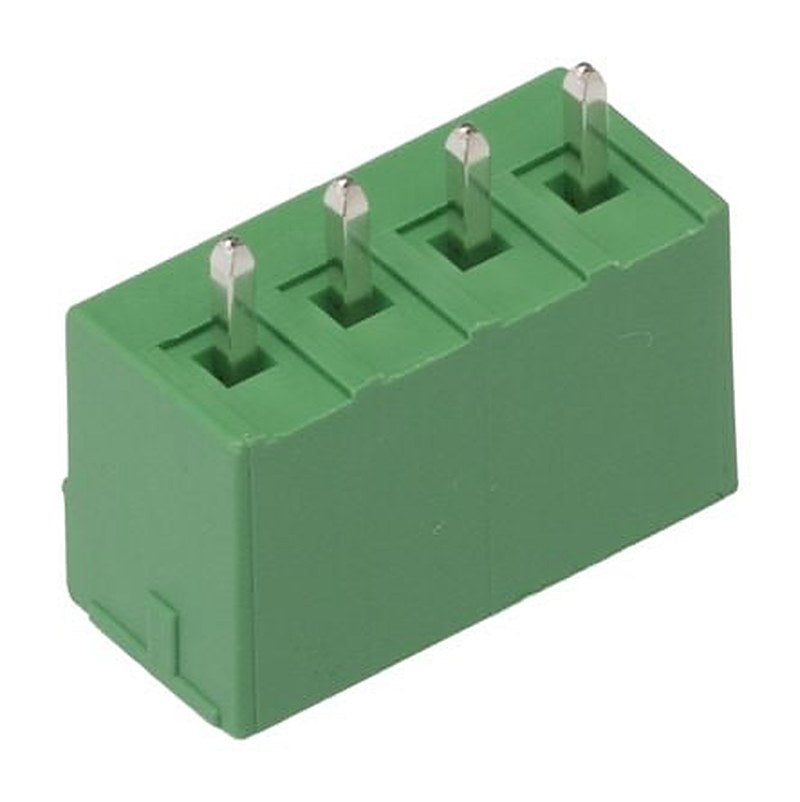 Phoenix Contact MCV 1.5/4-G-3.5 Series Pluggable Terminal Block, 4-Contact, 3.5 mm Pitch, 1 Row, 1843622