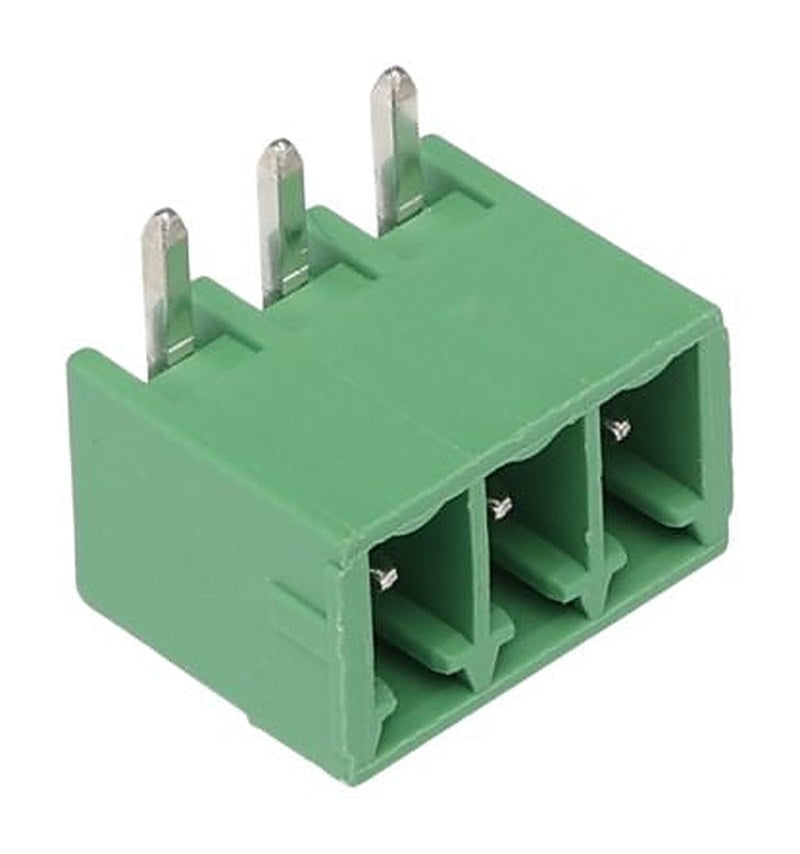 Phoenix Contact MC 1.5/3-G-3.5 Series Pluggable Terminal Block, 3-Contact, 3.5 mm Pitch, 1 Row, 1844223
