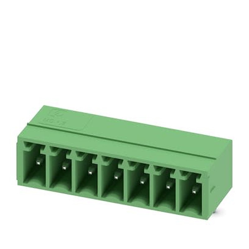Phoenix Contact Straight Solder PCB Header, 7 Contact(s), 3.5 mm Pitch, 1 Row, Shrouded