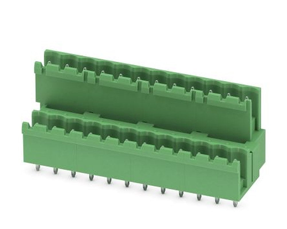 Phoenix Contact MDSTBV 2.5/12-G-5.08 Series Pluggable Terminal Block, 12-Contact, 5.08 mm Pitch, 2 Row, 1845581