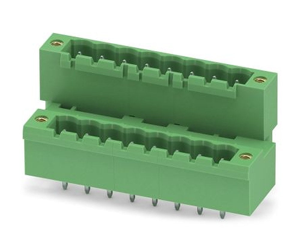 Phoenix Contact MDSTBV 2.5/ 8-GF-5.08 Series Pluggable Terminal Block, 8-Contact, 5.08 mm Pitch, 2 Row, 1845691