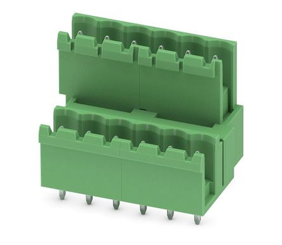 Phoenix Contact MDSTBV 2.5/ 6-G Series Pluggable Terminal Block, 6-Contact, 5 mm Pitch, 2 Row, 1845976