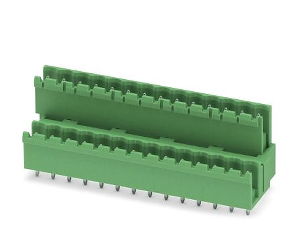 Phoenix Contact MDSTBV 2.5/14-G Series Pluggable Terminal Block, 14-Contact, 5 mm Pitch, 2 Row, 1846056