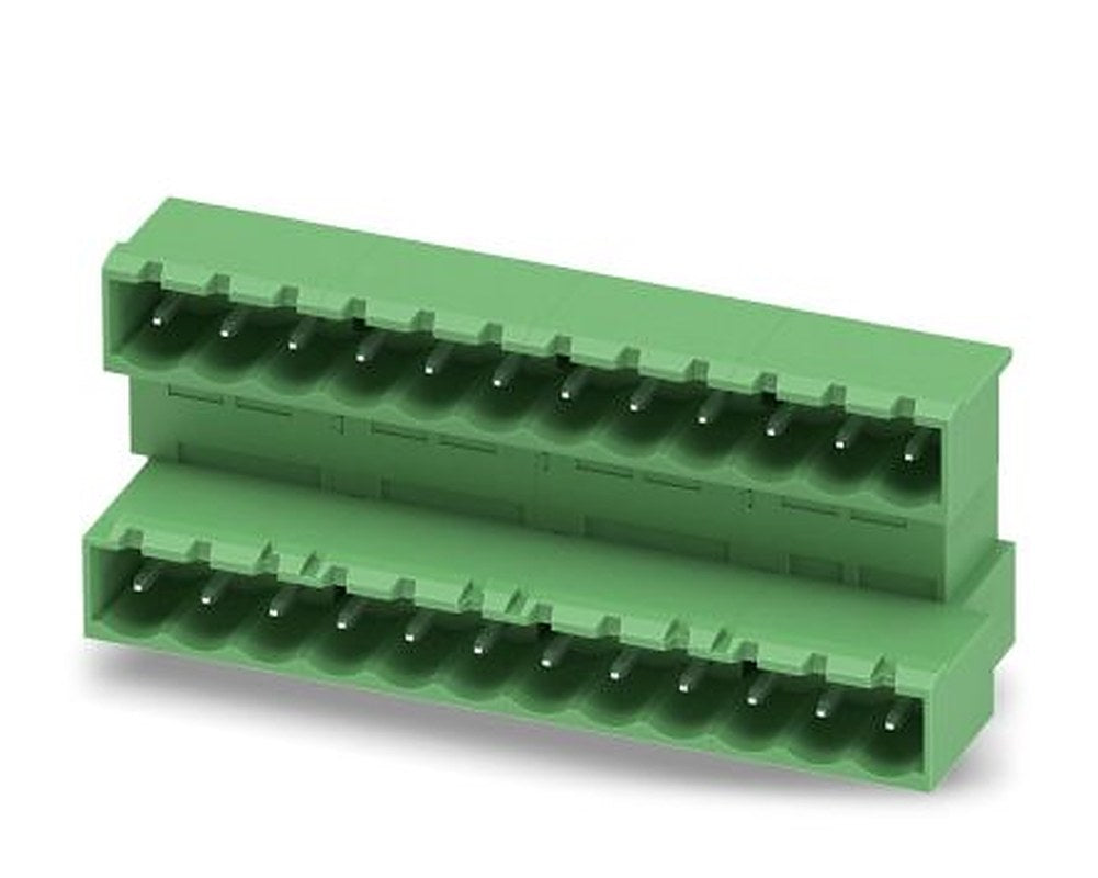 Phoenix Contact MDSTBA 2.5/12-G Series Pluggable Terminal Block, 12 Contact(s), 5 mm Pitch, 2 Row