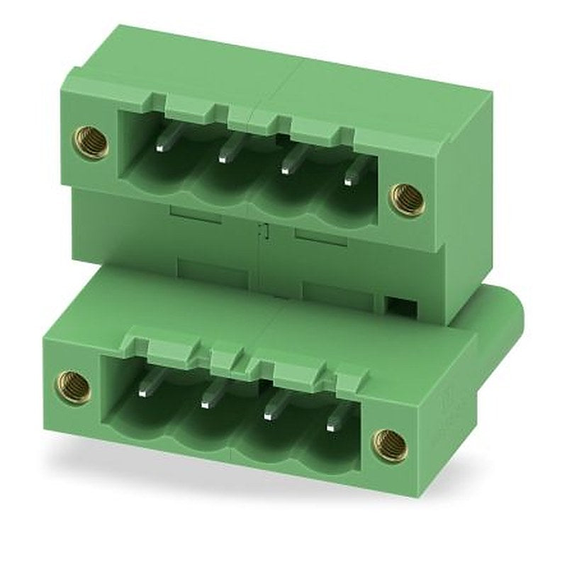 Phoenix Contact MDSTB 2.5/ 4-GF Series Pluggable Terminal Block, 4 Contact(s), 5 mm Pitch, 2 Row
