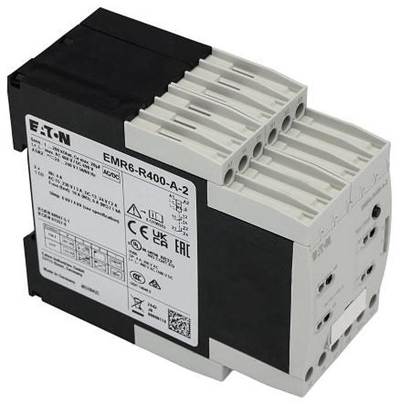 Eaton Monitoring Relay, 3 Phase, DIN Rail, 24V ac, 240 V ac 24 to 240 V ac