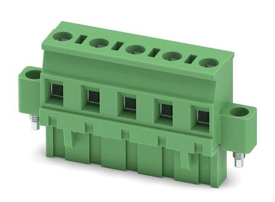 Phoenix Contact GMVSTBR 2.5/5-STF-7.62 Series PCB Terminal Block, 5-Contact, 7.62 mm Pitch, 1 Row, 1847916