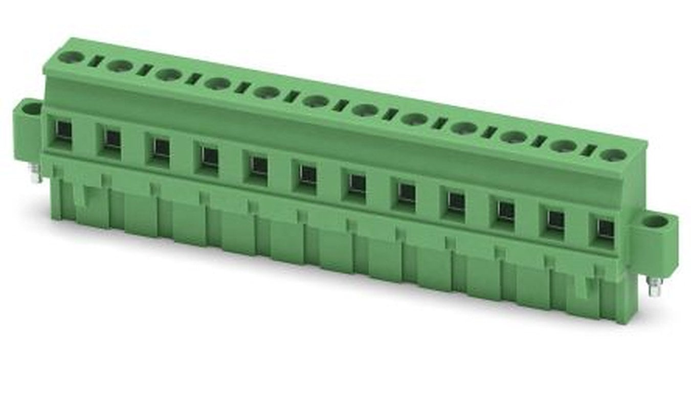 Phoenix Contact GMVSTBR 2.5/12-STF-7.62 Series PCB Terminal Block, 12-Contact, 7.62 mm Pitch, 1 Row, 1847987