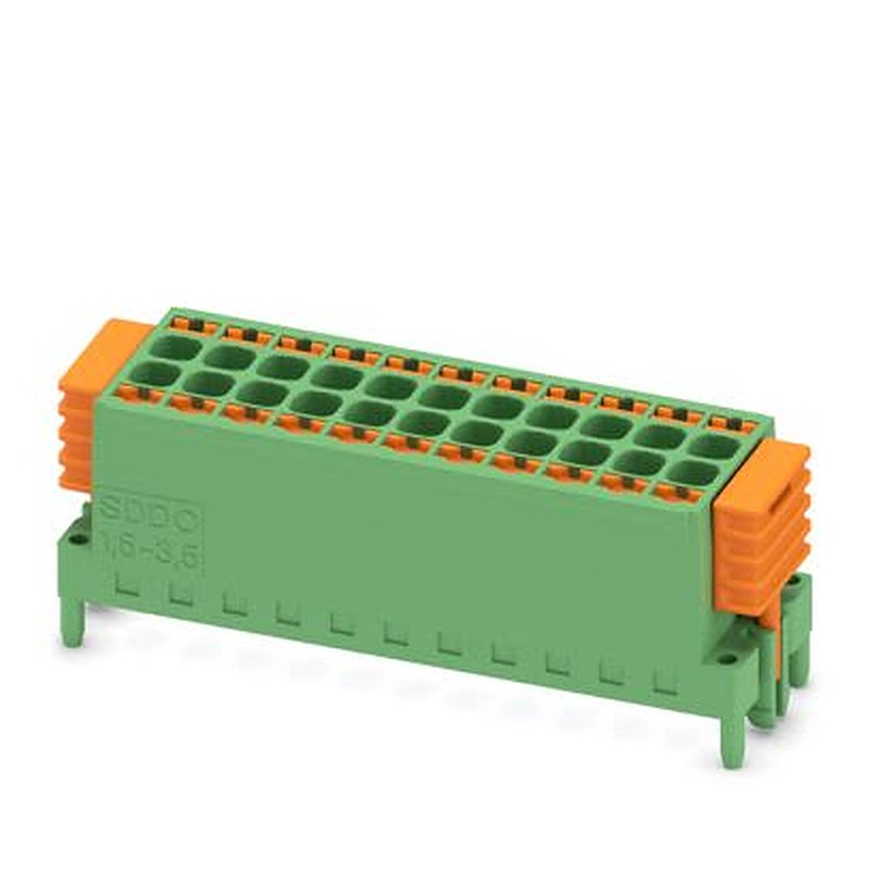 Phoenix Contact CDDC Series PCB Connector, 22-Contact, 3.5 mm Pitch, 2 Row