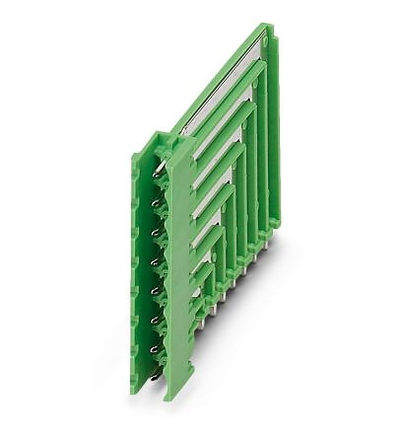 Phoenix Contact MSTBO 2.5/3-GL-5.08 Series Pluggable Terminal Block, 3-Contact, 5.08 mm Pitch, 1 Row, 1850440
