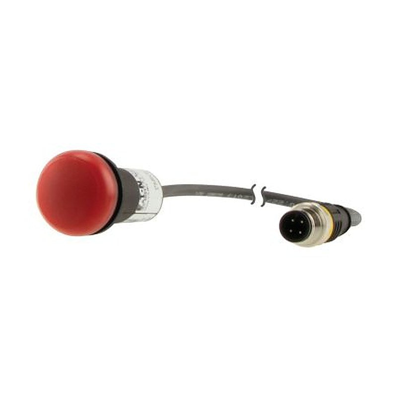 Eaton, C22, Panel Mount Red LED Indicator, 22.5 mm Cutout, Round, 24V