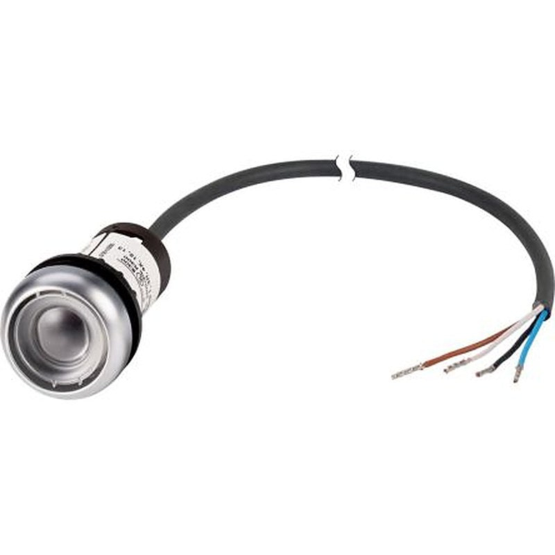 Eaton C22 Series Push Button Switch, Maintained, Cable, 22 mm Cutout, 2 NC, IP67, IP69K 800 V ac