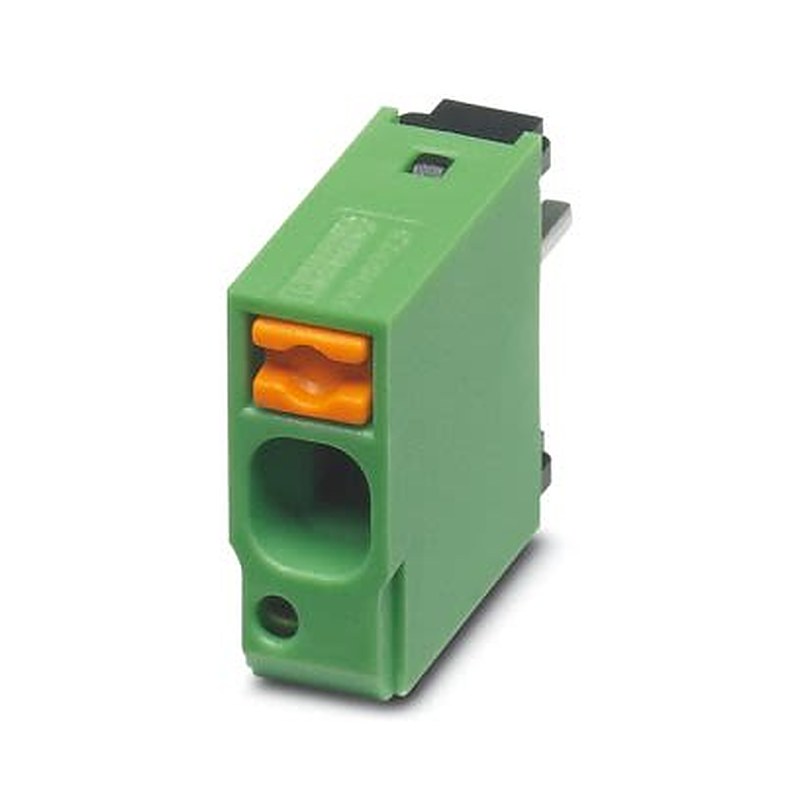 Phoenix Contact FKDSO 2 Series PCB Terminal Block, 1-Contact, 5 mm Pitch, Wave Soldering Mount, 1 Row