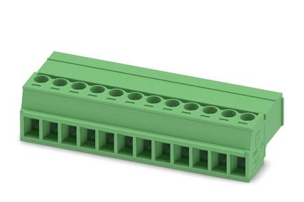 Phoenix Contact IMC 1.5/12-ST-3.81 Series Pluggable Terminal Block, 12-Contact, 3.81 mm Pitch, 1 Row