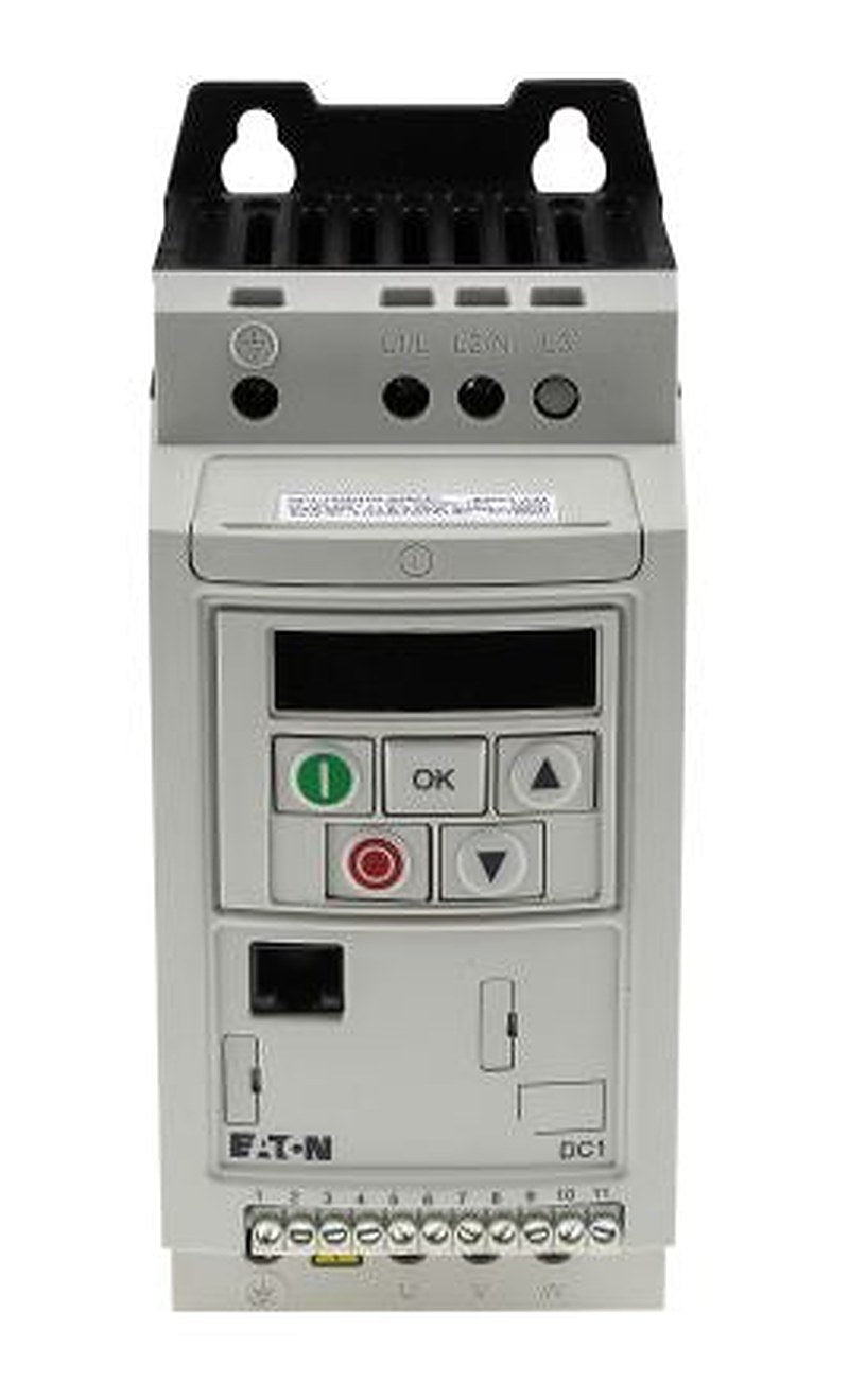 Eaton Inverter Drive, 0.37 kW, 1 Phase, DC1 Series 240V 2.3 A