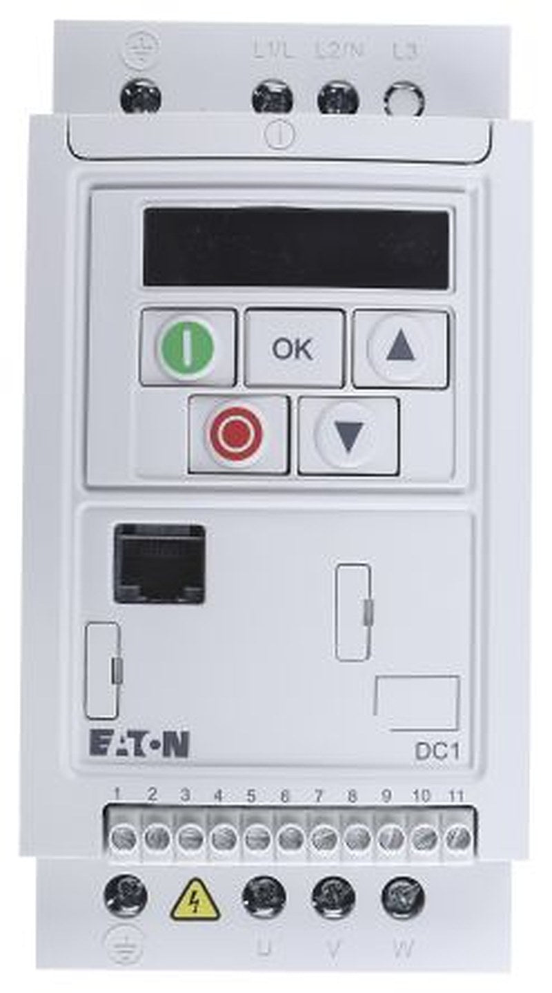 Eaton Inverter Drive, 0.75 kW, 1 Phase, DC1 Series 240V 4.3 A
