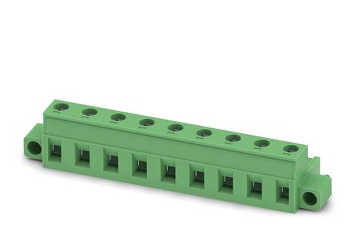 Phoenix Contact GMSTB 2.5/9-STF-7.62 Series Pluggable Terminal Block, 9-Contact, 7.62 mm Pitch, 1 Row, 1858837