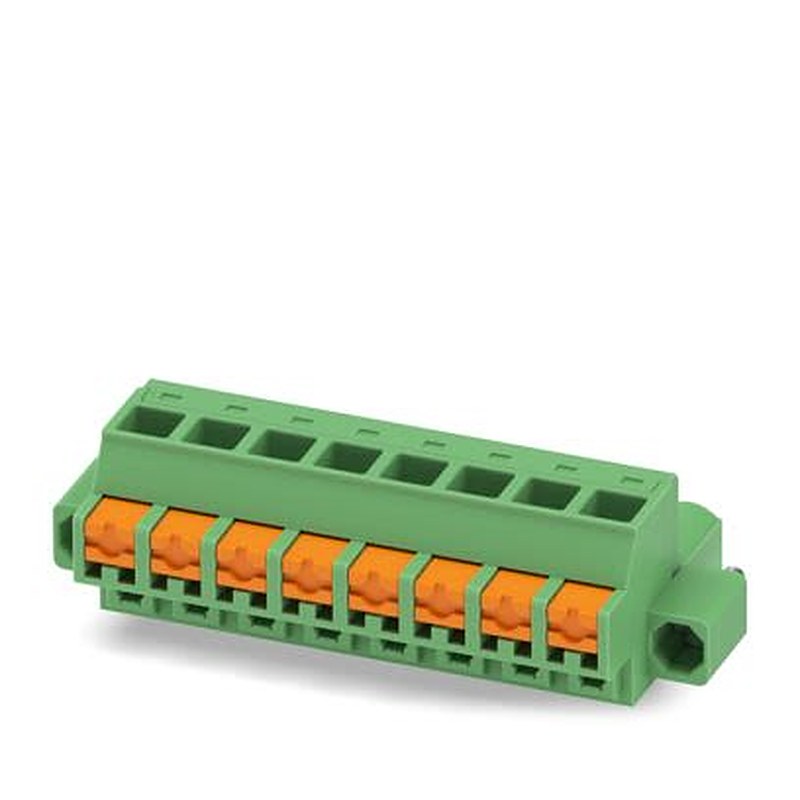 Phoenix Contact 5/..-STF, FKCOW 2 Series Pluggable Terminal Block, 8-Contact, 5.08 mm Pitch, 1 Row, 1860837