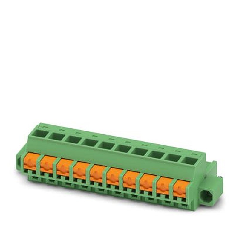 Phoenix Contact FKCOR Series Pluggable Terminal Block, 10-Contact, 5.08 mm Pitch, 1 Row, 1861548
