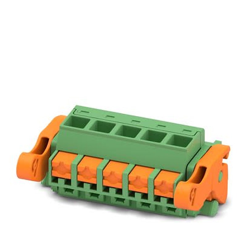 Phoenix Contact FKCOR Series Pluggable Terminal Block, 5-Contact, 5.08 mm Pitch, 1 Row, 1861726