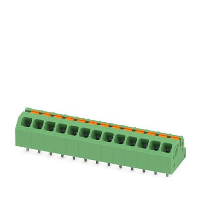 Phoenix Contact SPTAF 1 Series PCB Terminal Block, 13-Contact, 3.5 mm Pitch, Wave Soldering Mount, 1 Row
