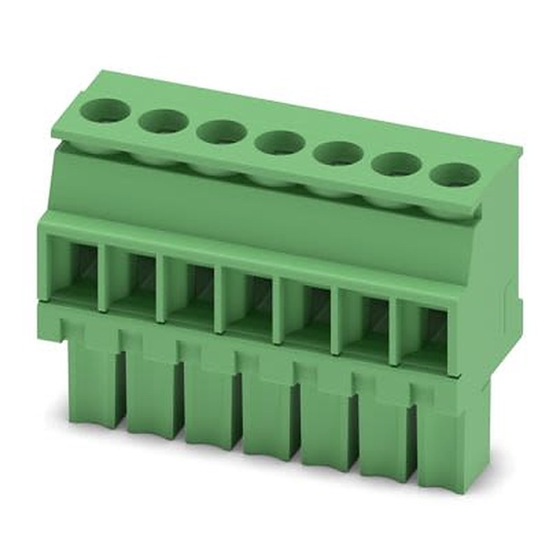 Phoenix Contact PCB Terminal Block, 7-Contact, 3.5 mm Pitch, 1 Row Socket