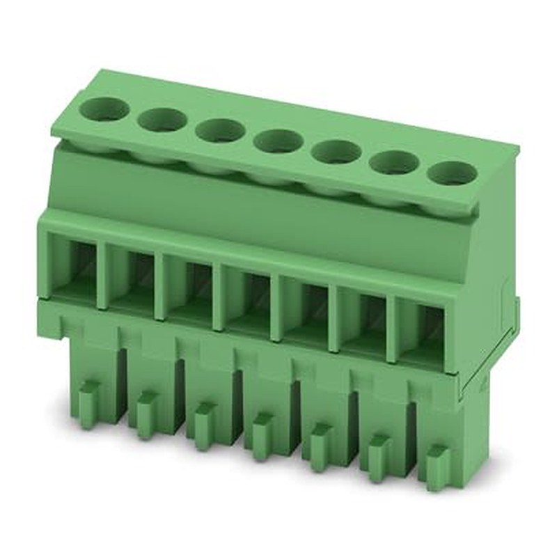 Phoenix Contact PCB Terminal Block, 7-Contact, 3.5 mm Pitch, 1 Row, 1863204