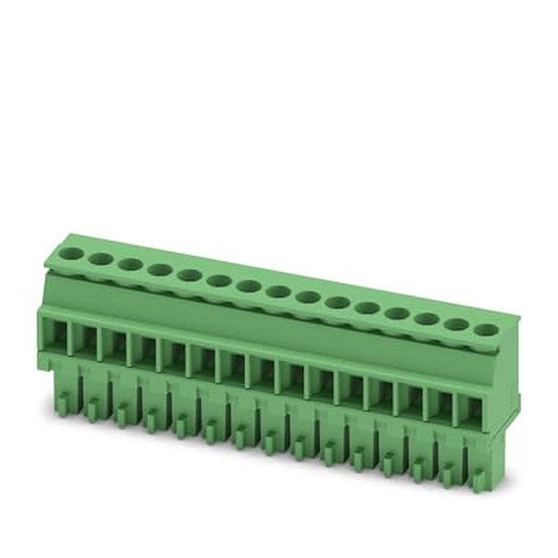 Phoenix Contact MCVR 1 Series PCB Connector, 15-Contact, 3.5 mm Pitch, 1 Row Screw
