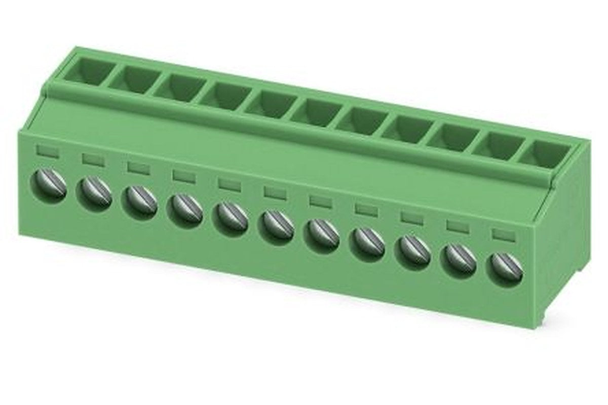 Phoenix Contact MKDSFW 1.5/11-3.5 Series PCB Terminal Block, 11-Contact, 3.5 mm Pitch, 1 Row, 1868212