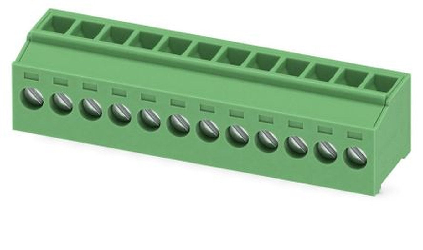 Phoenix Contact MKDSFW 1.5/12-3.5 Series PCB Terminal Block, 12-Contact, 3.5 mm Pitch, 1 Row, 1868225