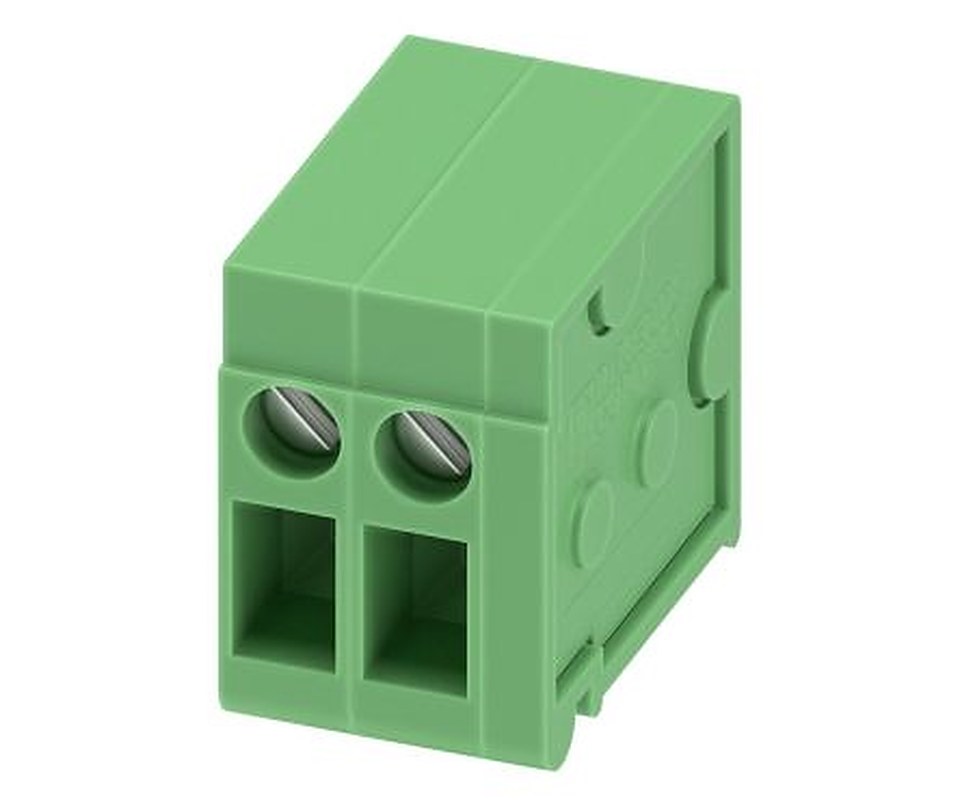 Phoenix Contact FRONT 2.5-H/SA 5/2 Series PCB Terminal Block, 2-Contact, 5 mm Pitch, 1 Row, 1868665
